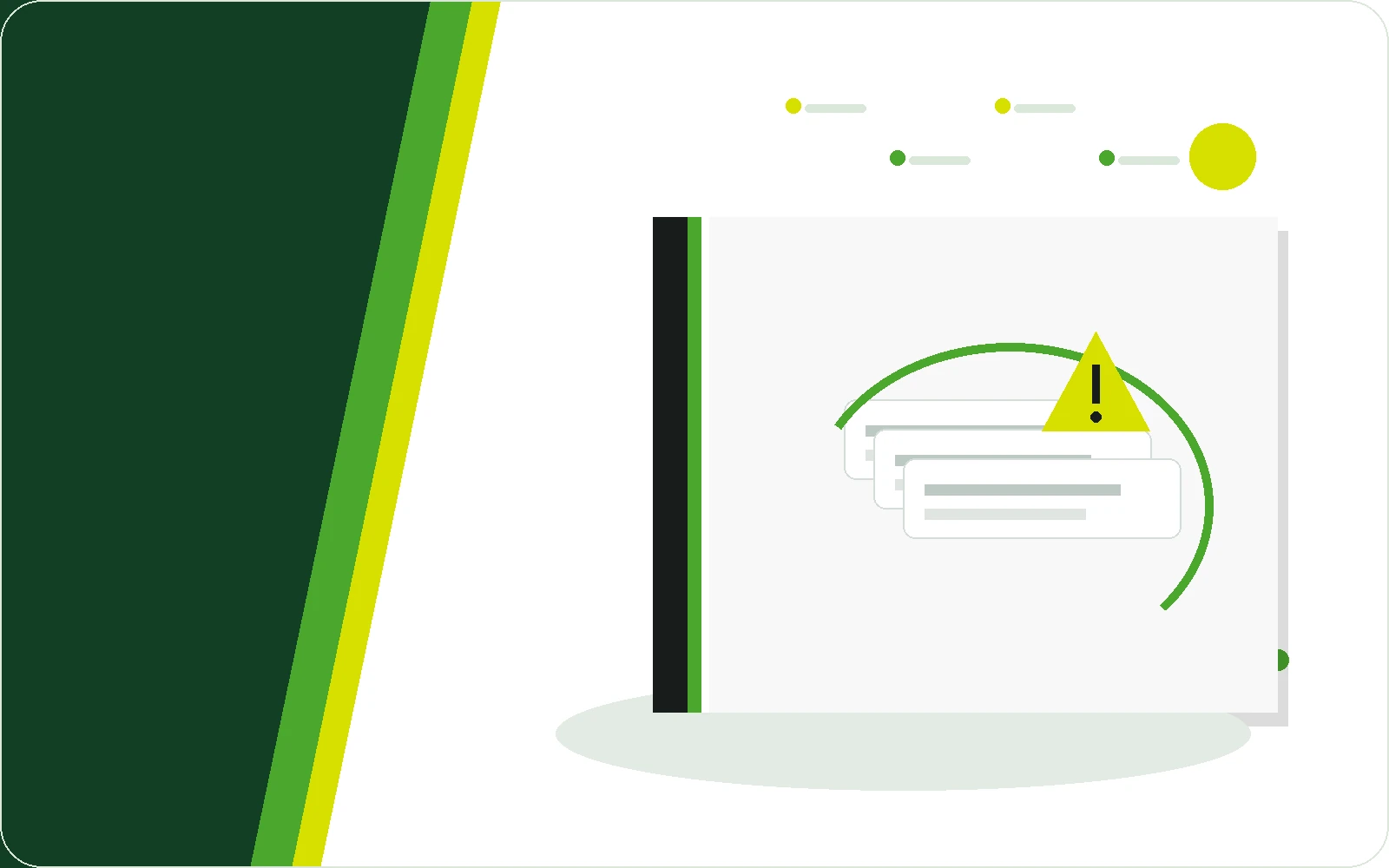 Illustration of confidential legal client files protected by access controls